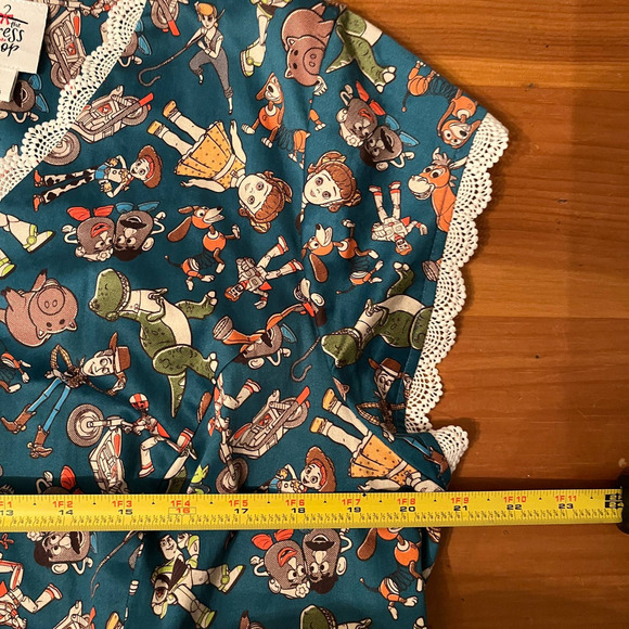 Disney Dress Shop Women's Floral Toy Story 4 Retro Lace Fit & Flare Dress 1X - Picture 7 of 8